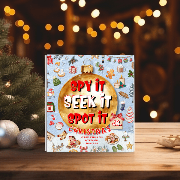 ❄️Spy It, Seek It, Spot It Jr. - Christmas: My First Search & Find Activity Book for Kids 4 - 8 - Spy It, Seek It, Spot It