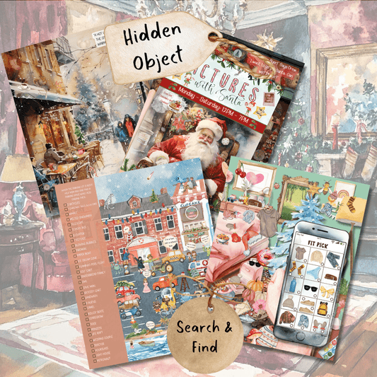 Spy It, Seek It, Spot It Christmas (Kids 8 - 12) – Interactive Digital Edition (PDF + Goodnotes) - Spy It, Seek It, Spot It