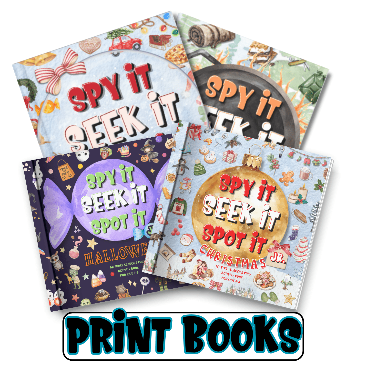 📦 Print Activity Books - Spy It, Seek It, Spot It