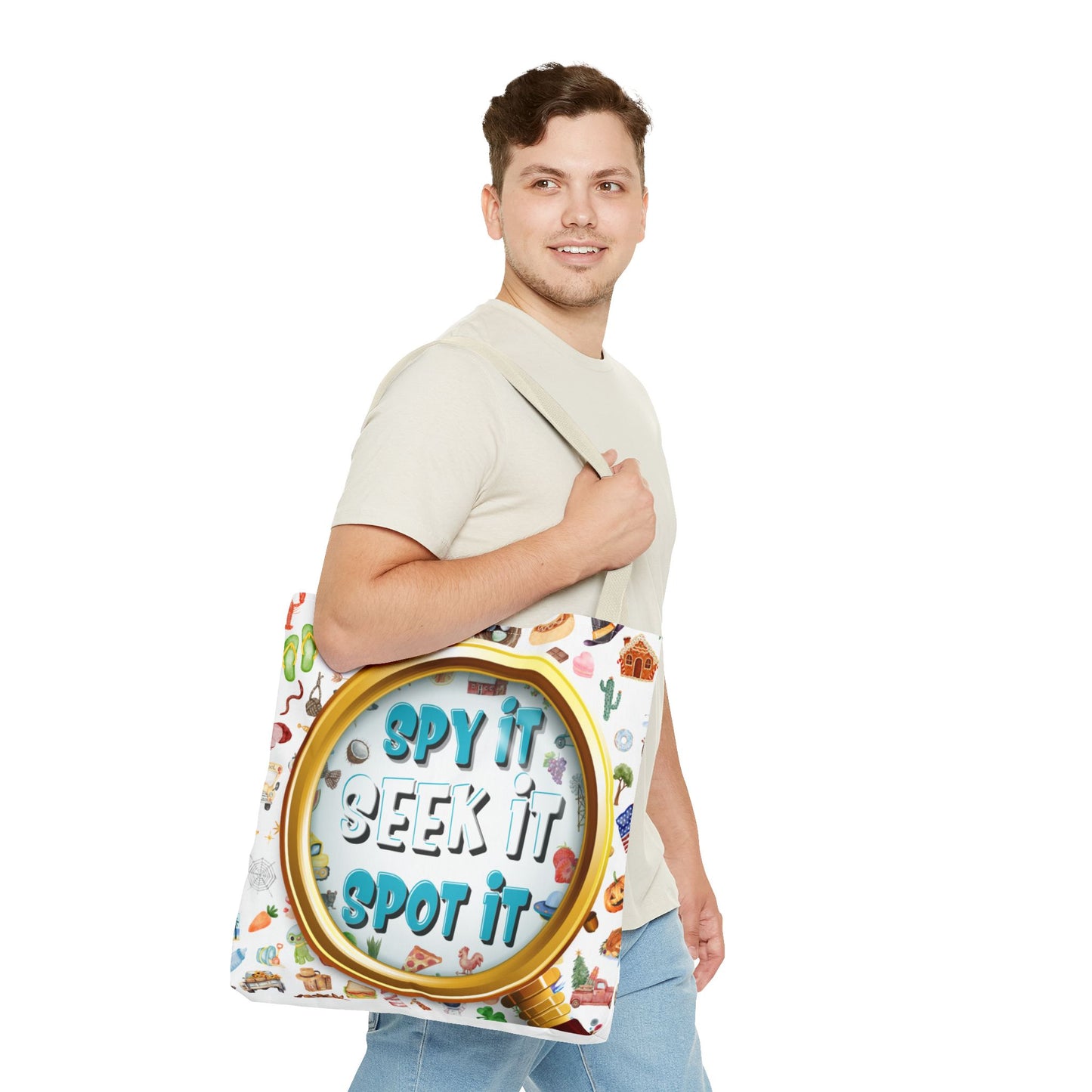 🕵️‍♀️ Spy It, Seek It, Spot It Tote Bag — Carry the Fun Wherever You Go! - Spy It, Seek It, Spot It