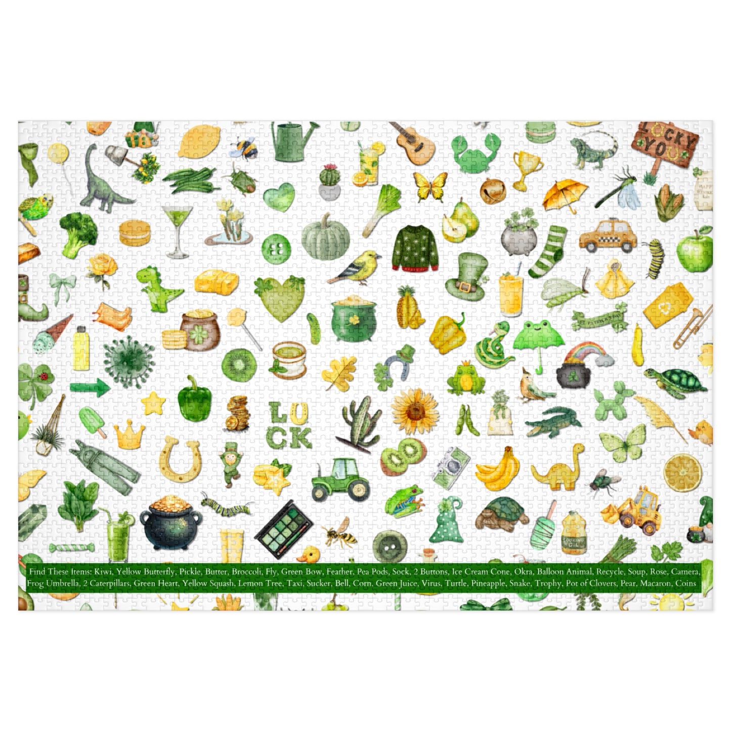 🕵️‍♀️ St. Patrick's Day Spy It Puzzle – Collector Tin Edition (2000 Pieces)