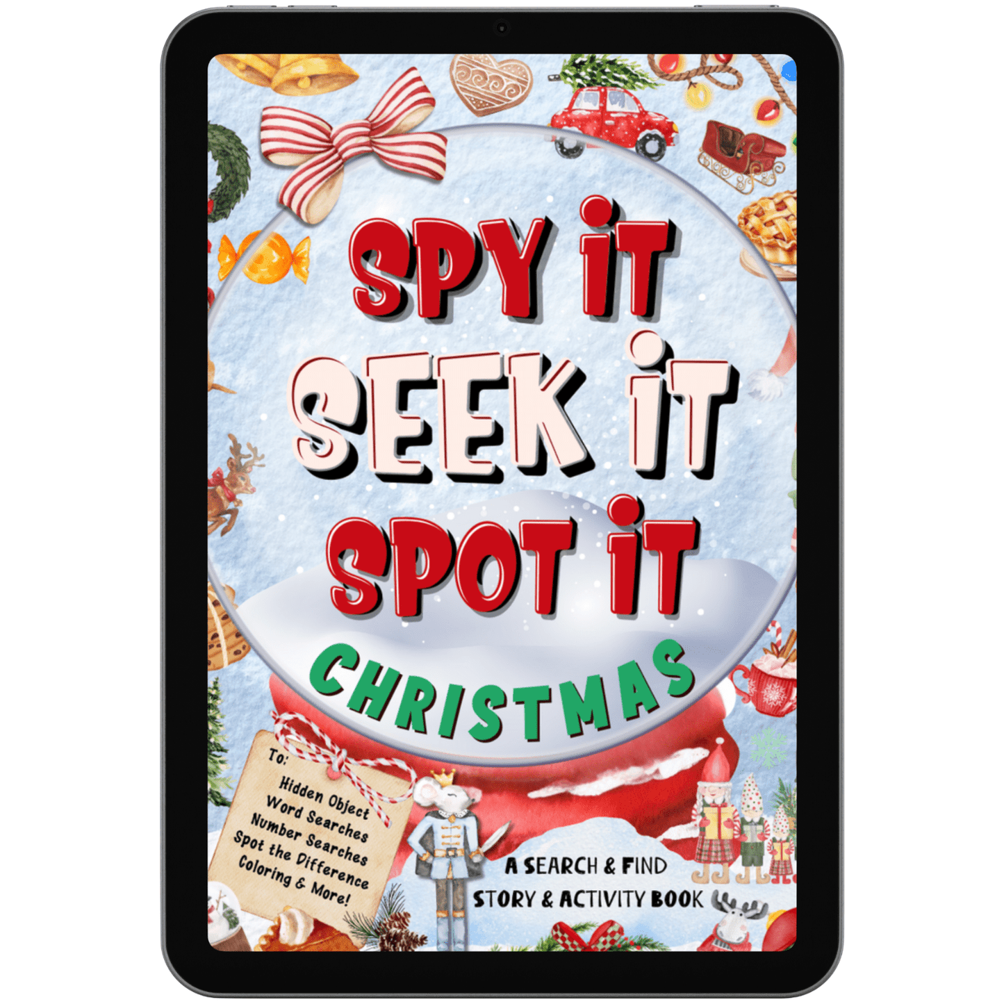 Spy It, Seek It, Spot It Christmas (Kids 8 - 12) – Interactive Digital Edition (PDF + Goodnotes) - Spy It, Seek It, Spot It