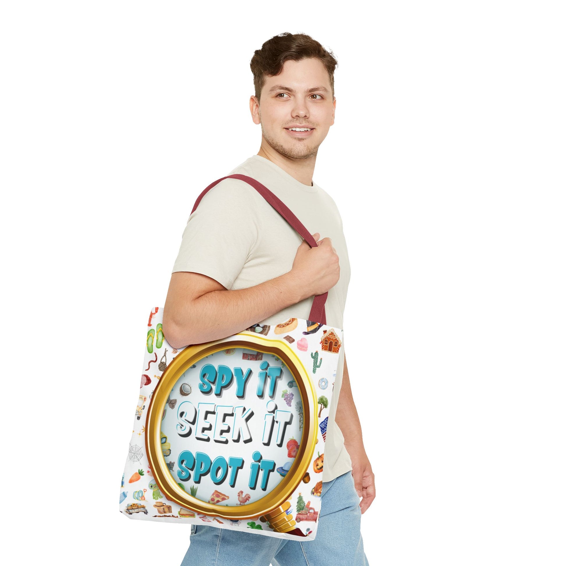 🕵️‍♀️ Spy It, Seek It, Spot It Tote Bag — Carry the Fun Wherever You Go! - Spy It, Seek It, Spot It