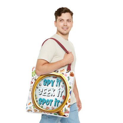 🕵️‍♀️ Spy It, Seek It, Spot It Tote Bag — Carry the Fun Wherever You Go! - Spy It, Seek It, Spot It