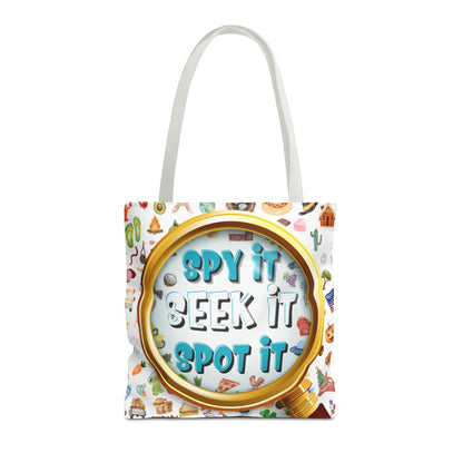 🕵️‍♀️ Spy It, Seek It, Spot It Tote Bag — Carry the Fun Wherever You Go! - Spy It, Seek It, Spot It