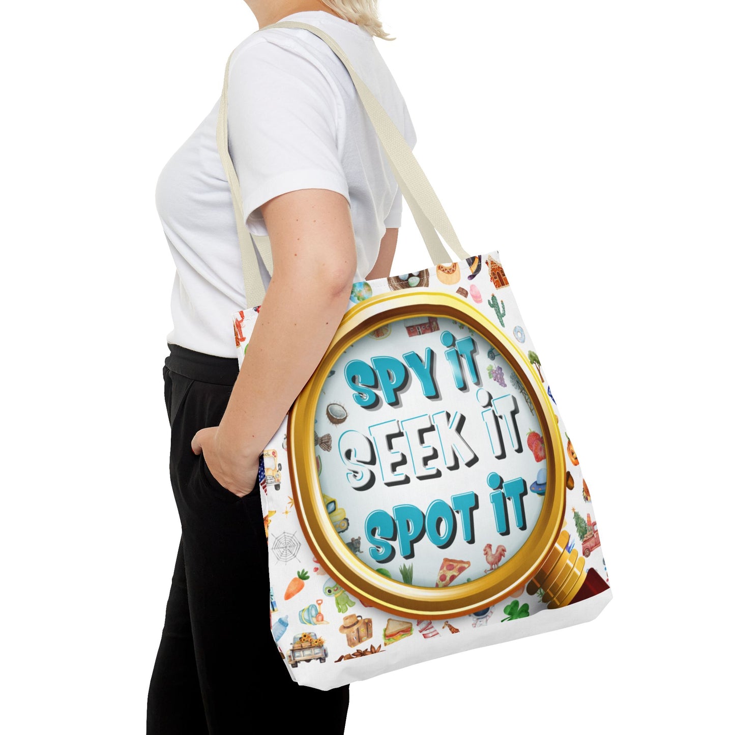 🕵️‍♀️ Spy It, Seek It, Spot It Tote Bag — Carry the Fun Wherever You Go! - Spy It, Seek It, Spot It