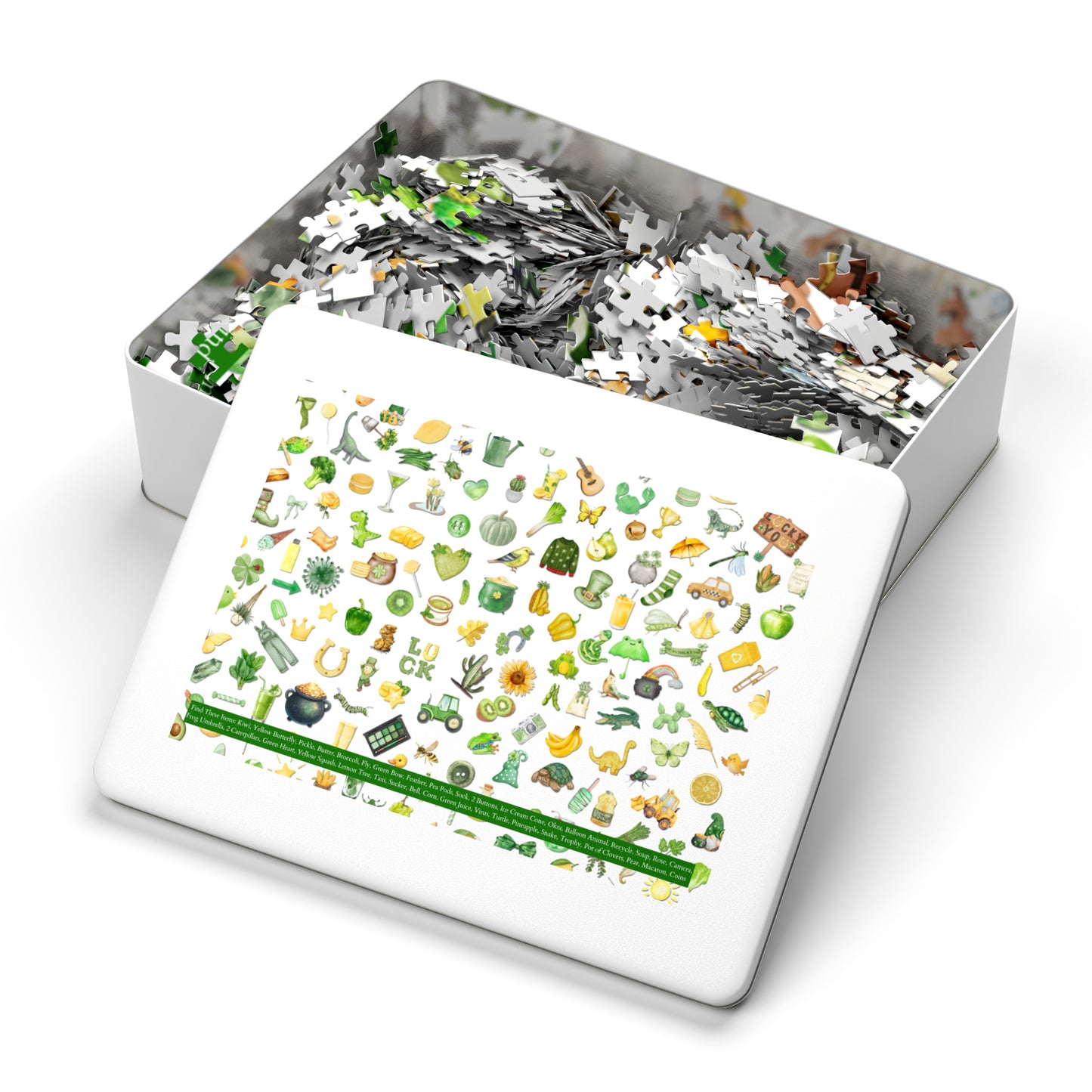 🕵️‍♀️ St. Patrick's Day Spy It Puzzle – Collector Tin Edition (2000 Pieces)