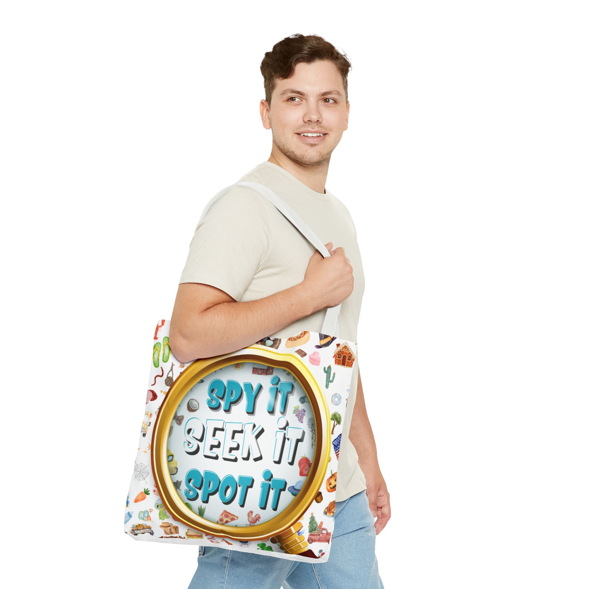 🕵️‍♀️ Spy It, Seek It, Spot It Tote Bag — Carry the Fun Wherever You Go! - Spy It, Seek It, Spot It