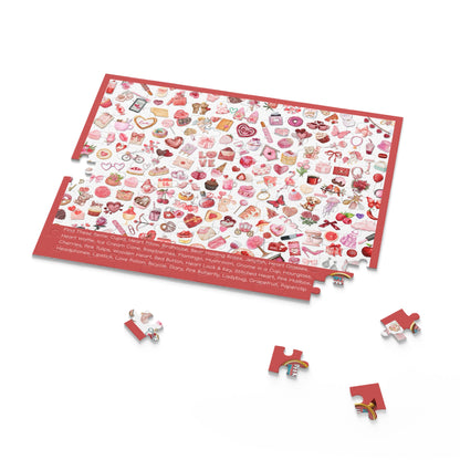 🧩🔍 Valentine's Spy It Puzzle — A Puzzle Within a Puzzle!  (120 & 500-piece)🧩🔍