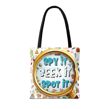 🕵️‍♀️ Spy It, Seek It, Spot It Tote Bag — Carry the Fun Wherever You Go! - Spy It, Seek It, Spot It