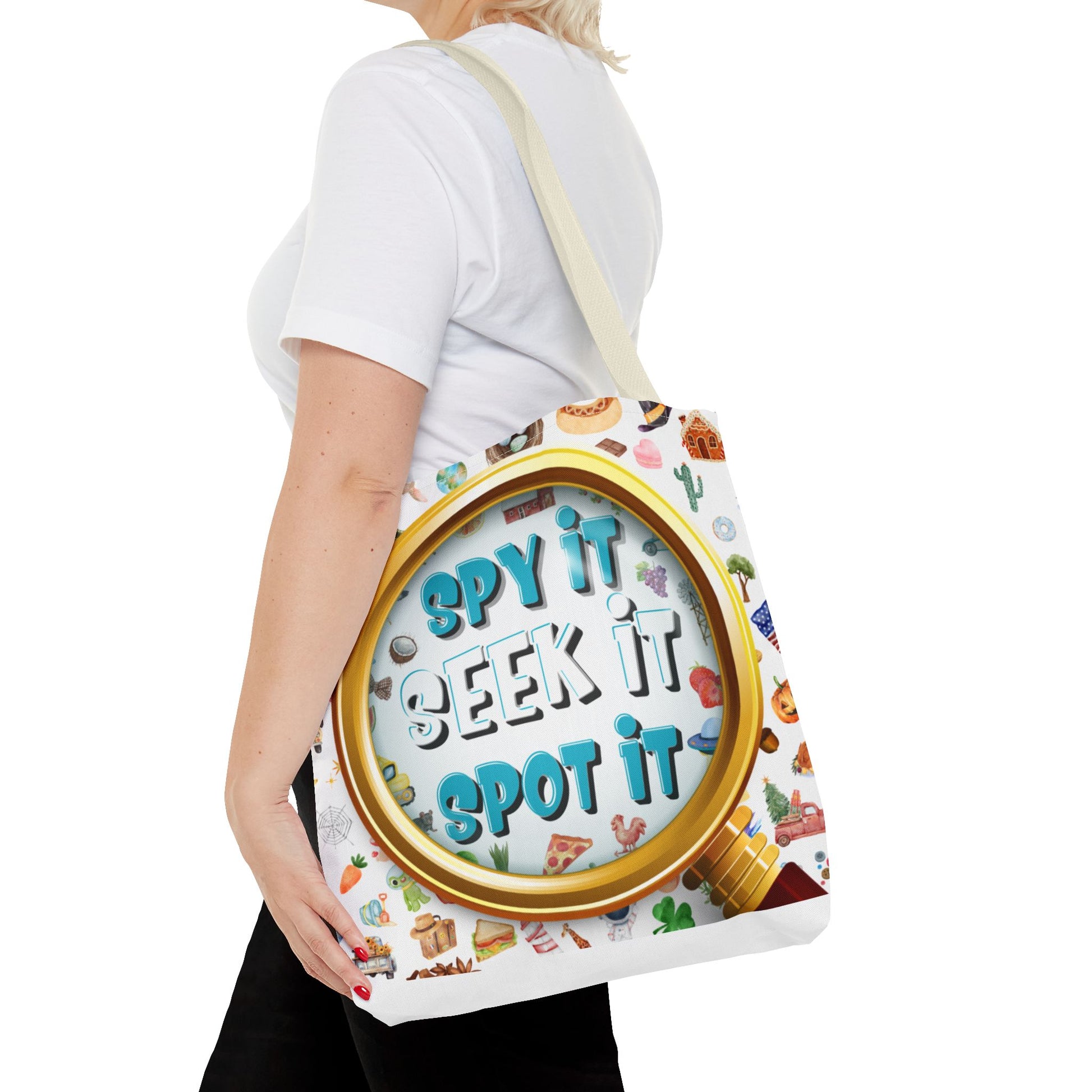 🕵️‍♀️ Spy It, Seek It, Spot It Tote Bag — Carry the Fun Wherever You Go! - Spy It, Seek It, Spot It