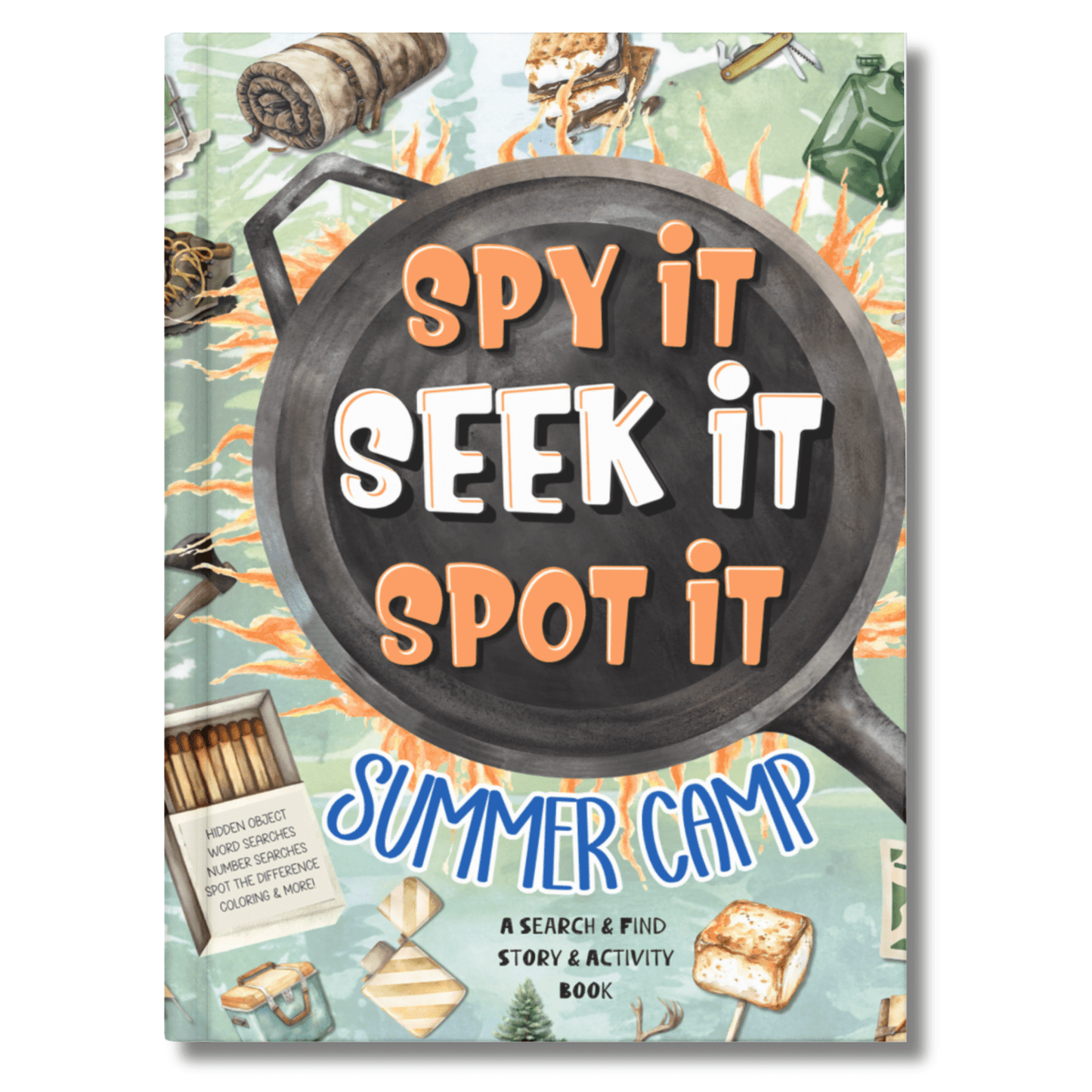 ☀️ Spy It, Seek It, Spot It - Summer Camp: A Search & Find Story & Activity Book - Spy It, Seek It, Spot It