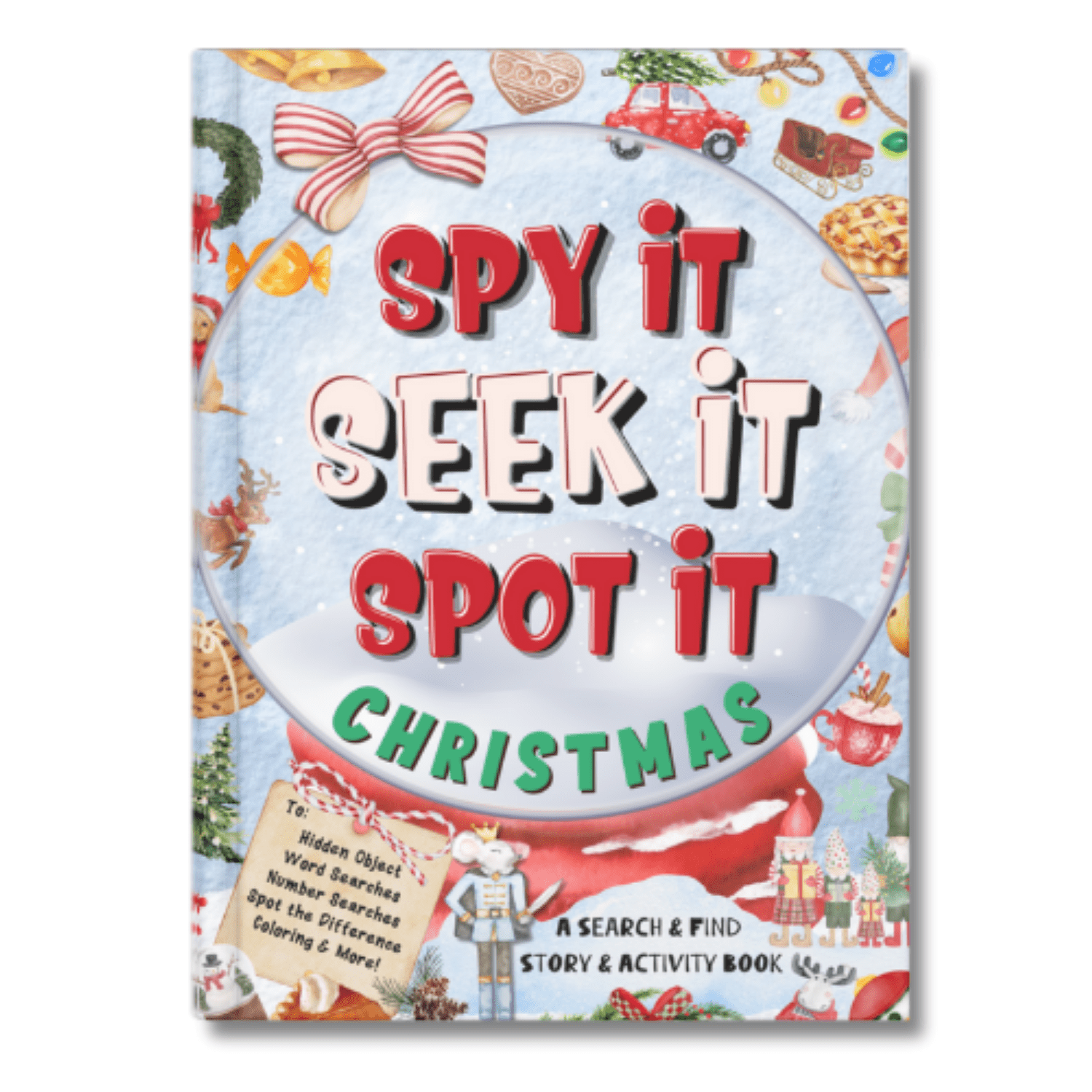 🎄Spy It, Seek It, Spot It - Christmas: A Search & Find Story & Activity Book - Spy It, Seek It, Spot It