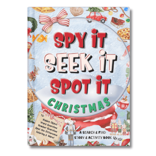 🎄Spy It, Seek It, Spot It - Christmas: A Search & Find Story & Activity Book - Spy It, Seek It, Spot It