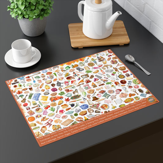 Thanksgiving Spy-It Placemat for Kids — Holiday I Spy, Hidden Objects & Tabletime Fun