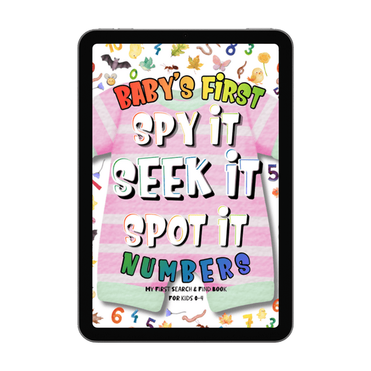 📘 Spy It, Seek It, Spot It: Baby's First Numbers (Ages 0–4) E - Book (Kindle & Kindle Unlimited) - Spy It, Seek It, Spot It