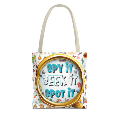 🕵️‍♀️ Spy It, Seek It, Spot It Tote Bag — Carry the Fun Wherever You Go! - Spy It, Seek It, Spot It