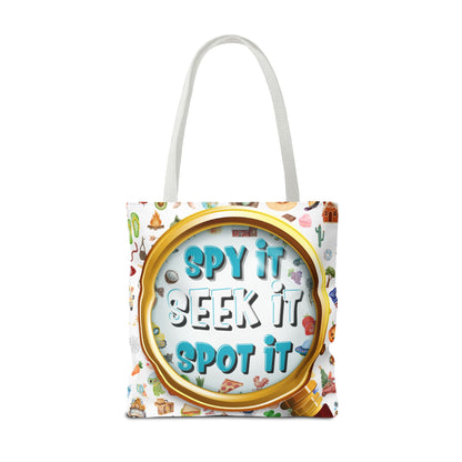 🕵️‍♀️ Spy It, Seek It, Spot It Tote Bag — Carry the Fun Wherever You Go! - Spy It, Seek It, Spot It