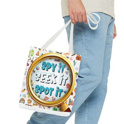 🕵️‍♀️ Spy It, Seek It, Spot It Tote Bag — Carry the Fun Wherever You Go! - Spy It, Seek It, Spot It