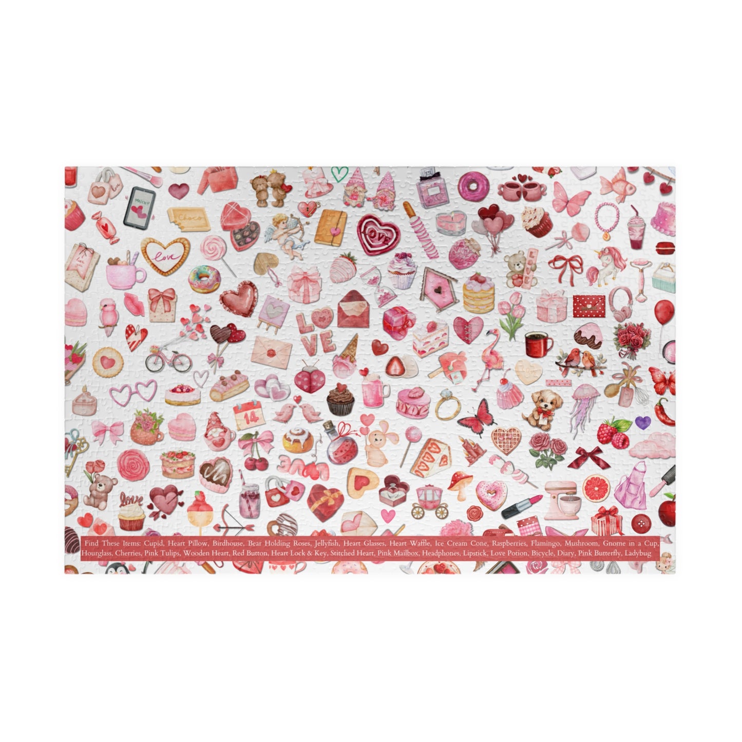 🧩🔍 Valentine's Spy It Puzzle — A Puzzle Within a Puzzle!  (1014-piece)🧩🔍