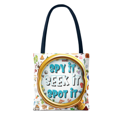 🕵️‍♀️ Spy It, Seek It, Spot It Tote Bag — Carry the Fun Wherever You Go! - Spy It, Seek It, Spot It