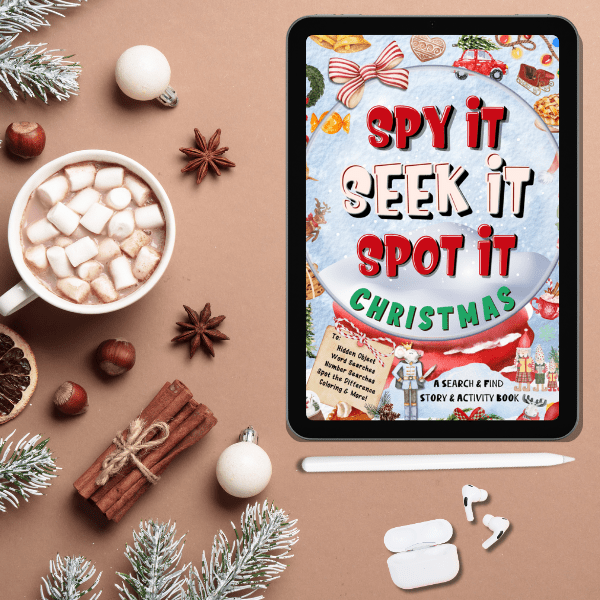 Spy It, Seek It, Spot It Christmas (Kids 8 - 12) – Interactive Digital Edition (PDF + Goodnotes) - Spy It, Seek It, Spot It