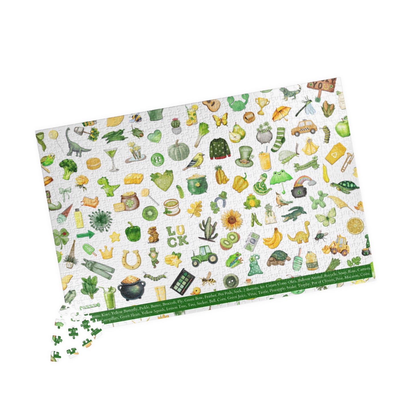 🧩🔍 St. Patrick's Day Spy It Puzzle — A Puzzle Within a Puzzle!  (1014-piece)🧩🔍