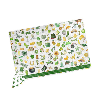 🧩🔍 St. Patrick's Day Spy It Puzzle — A Puzzle Within a Puzzle!  (1014-piece)🧩🔍