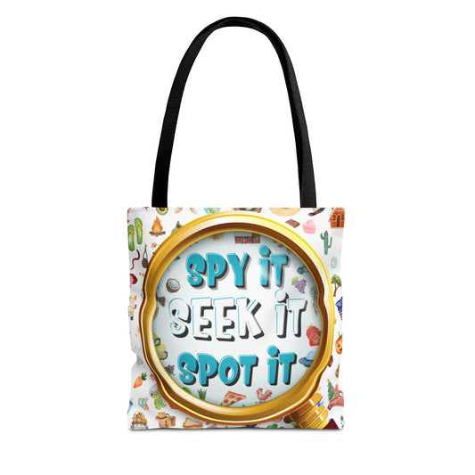 🕵️‍♀️ Spy It, Seek It, Spot It Tote Bag — Carry the Fun Wherever You Go!