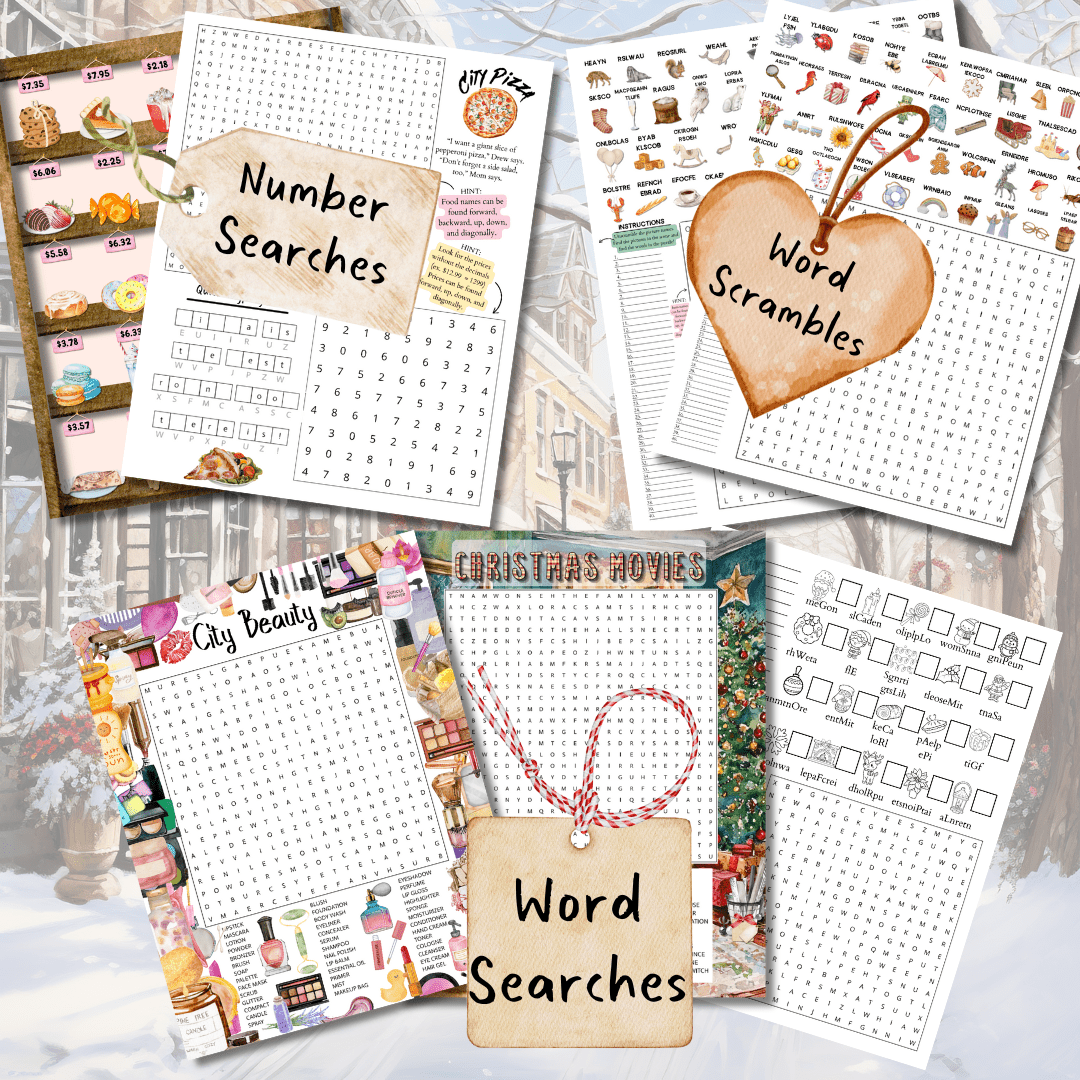 Spy It, Seek It, Spot It Christmas (Kids 8 - 12) – Interactive Digital Edition (PDF + Goodnotes) - Spy It, Seek It, Spot It