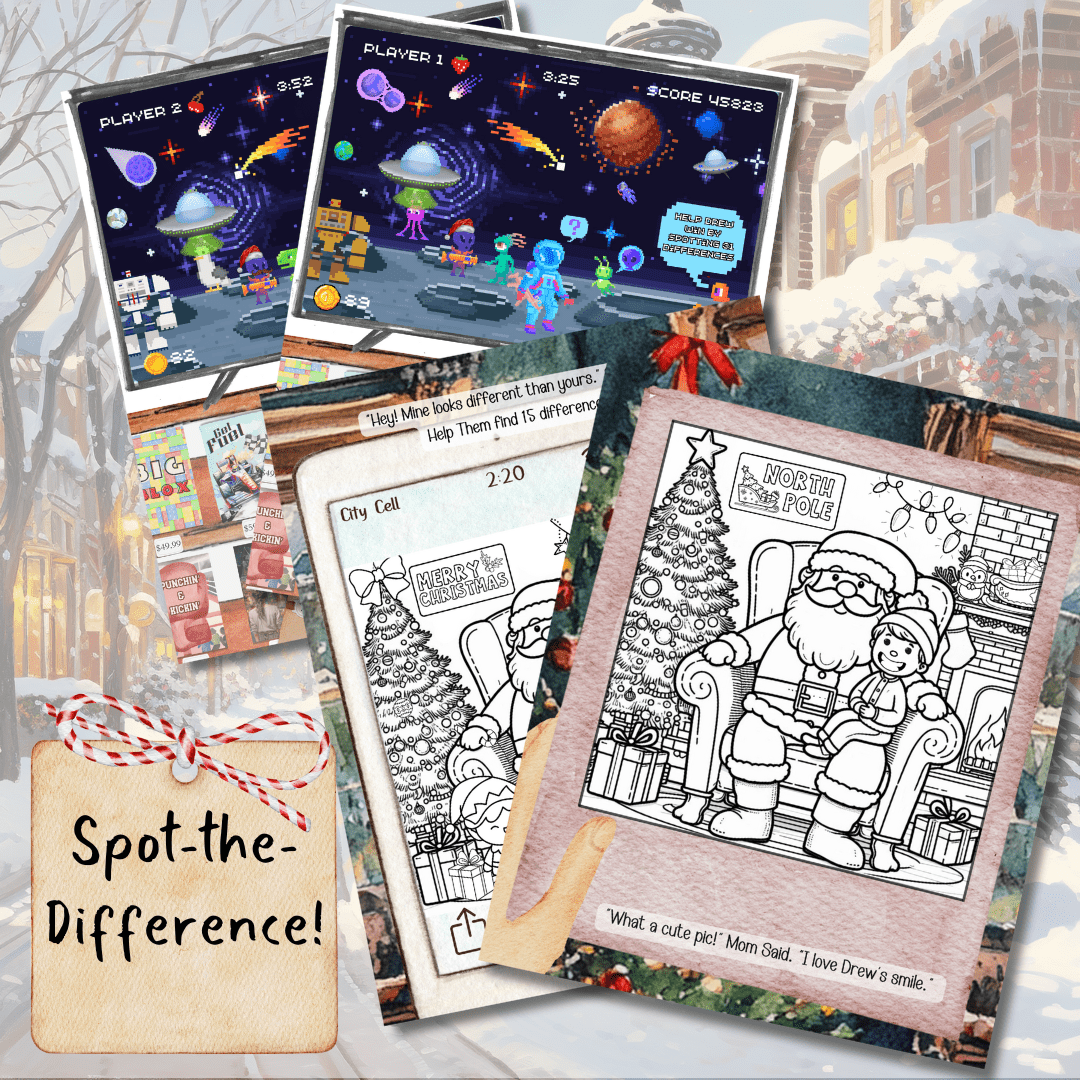 Spy It, Seek It, Spot It Christmas (Kids 8 - 12) – Interactive Digital Edition (PDF + Goodnotes) - Spy It, Seek It, Spot It