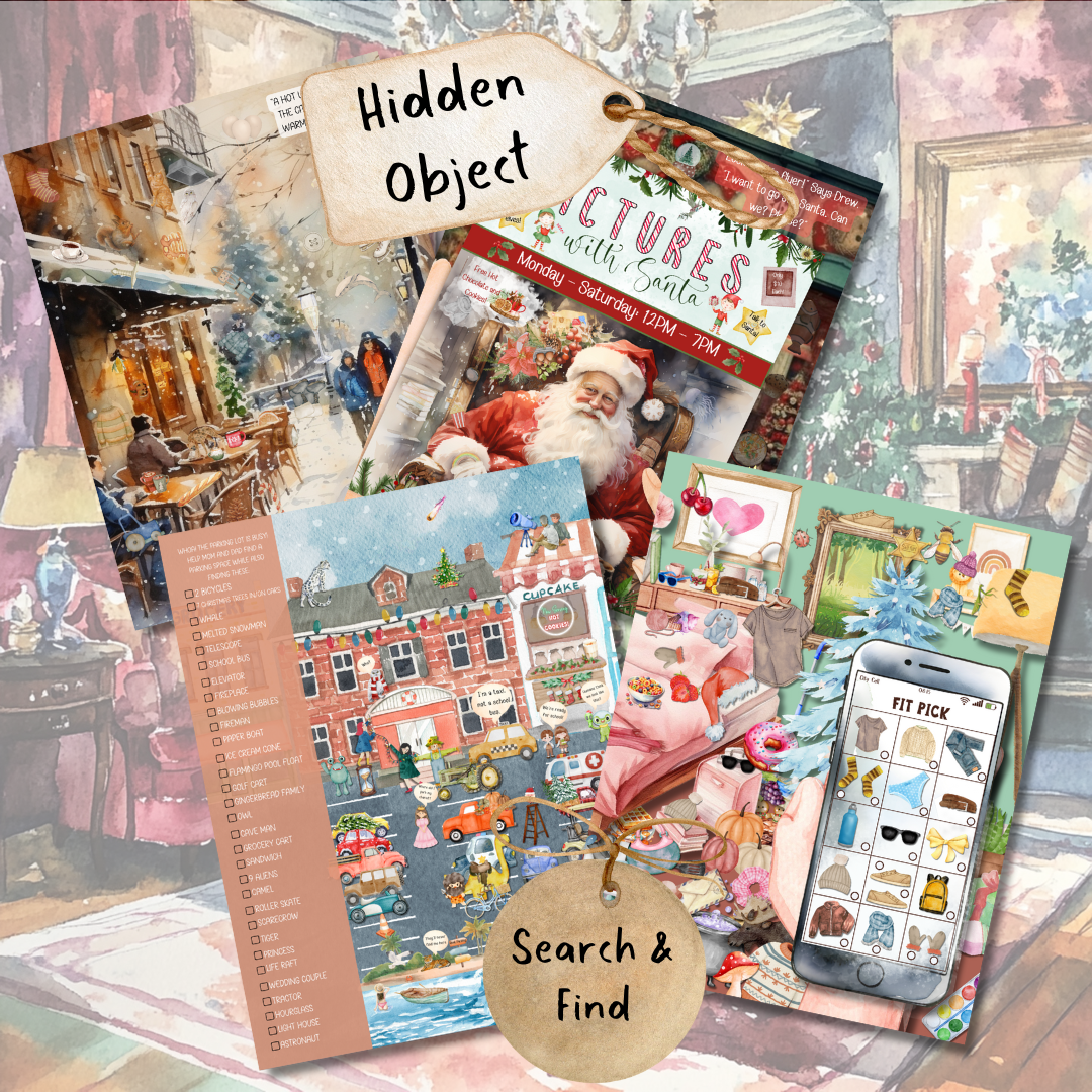 Spy It, Seek It, Spot It Christmas (Kids 8-12) – Interactive Digital Edition (PDF + Goodnotes) - Image 2