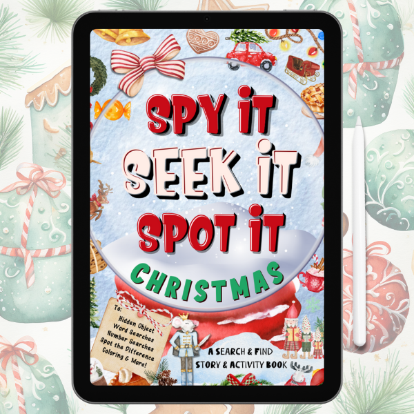 9 Spy It, Seek It, Spot It Christmas Digital Version