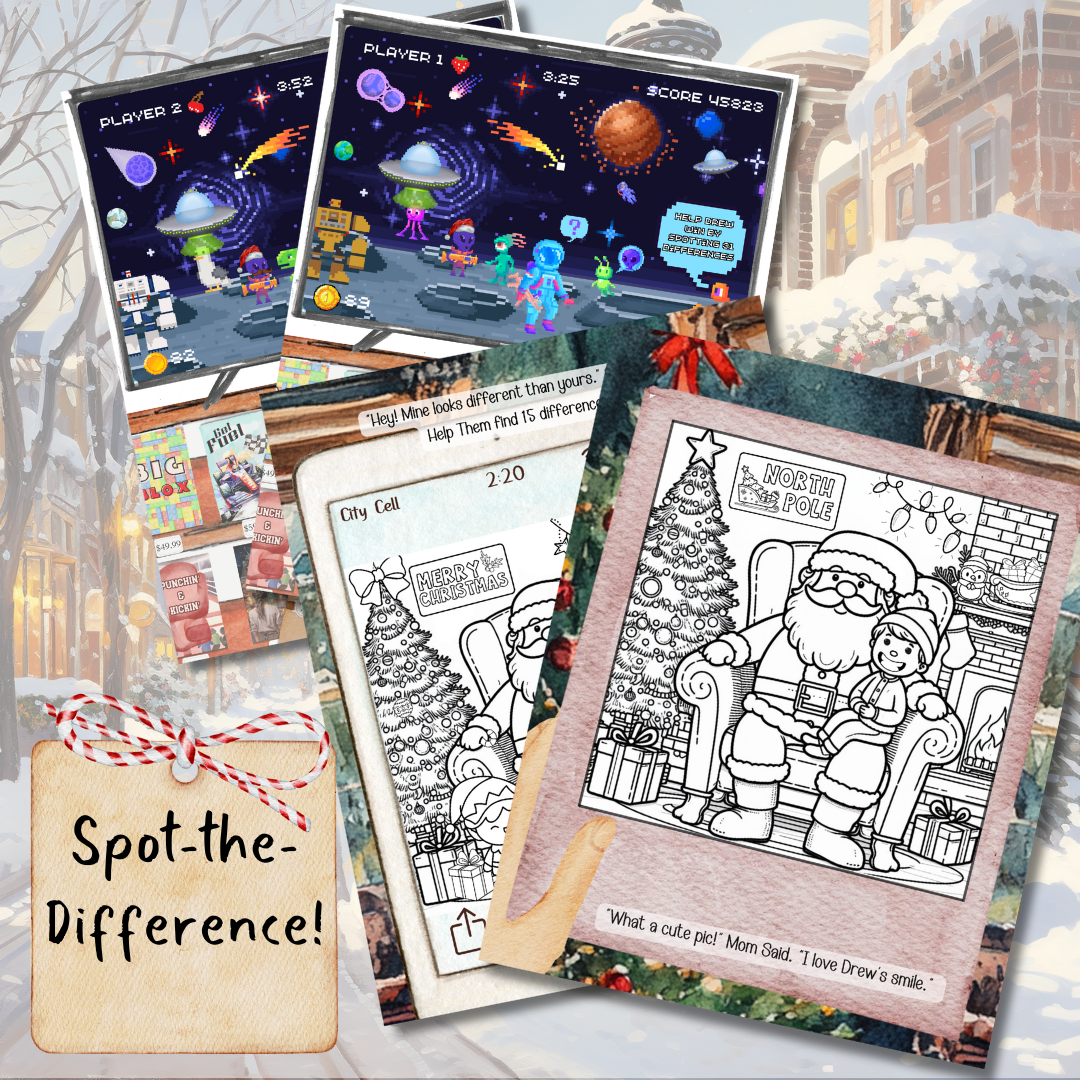 Spy It, Seek It, Spot It - Christmas: A Search & Find Story & Activity Book - Image 5