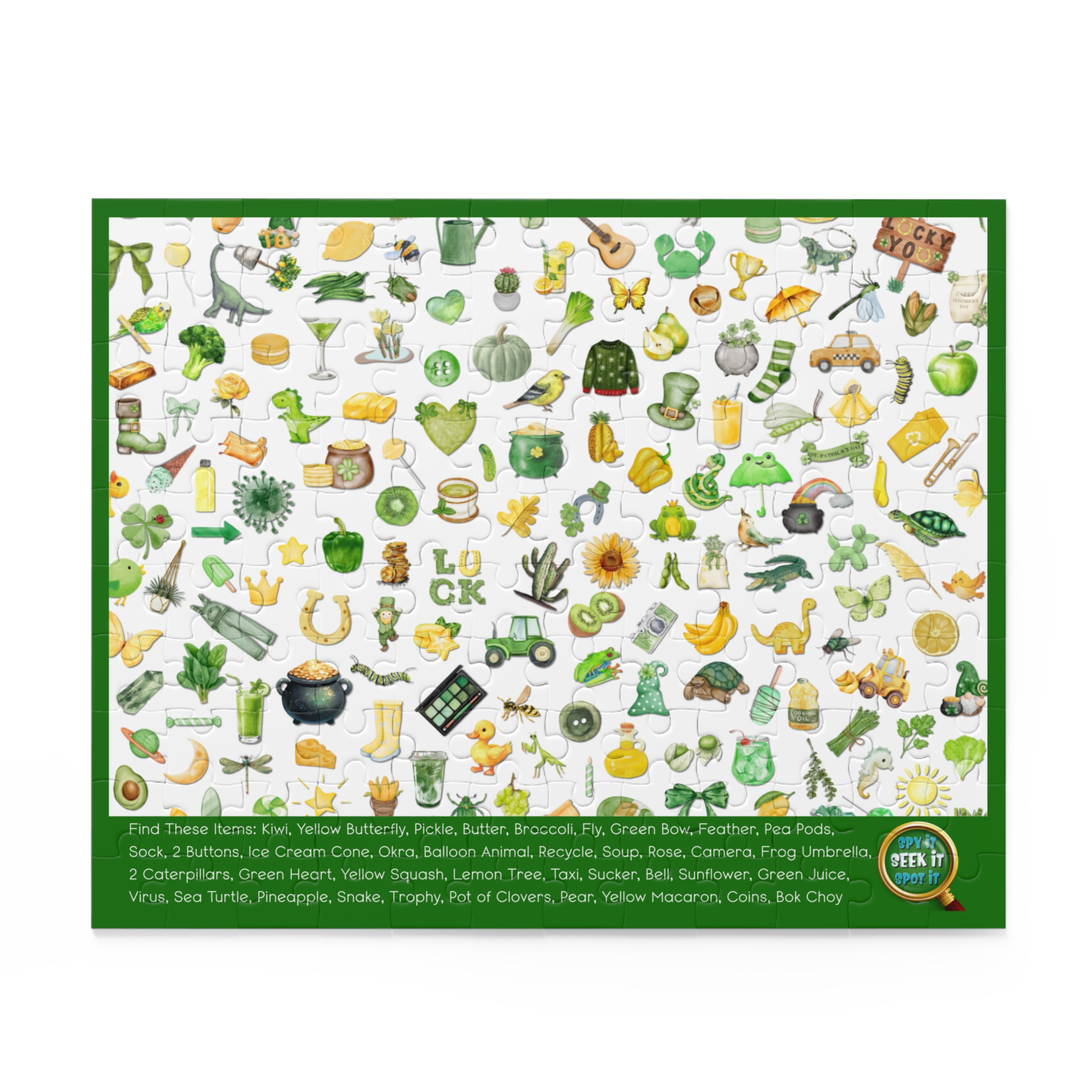 🧩🔍 March Spy It Puzzle — A Puzzle Within a Puzzle! (120 & 500-piece)🧩🔍